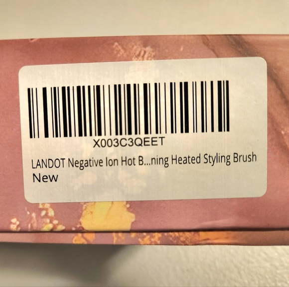 Landot Rose Gold Hair Straightening Brush - Picture 15 of 15